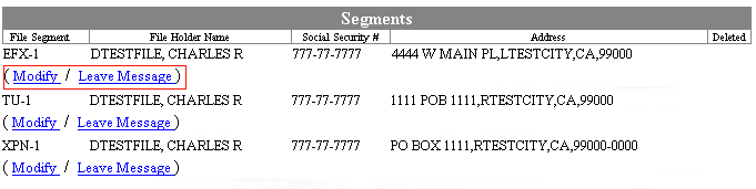 Open, view, and modify segment info from the Request Worksheet