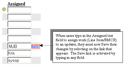 Save Changes from Worklist Manager page