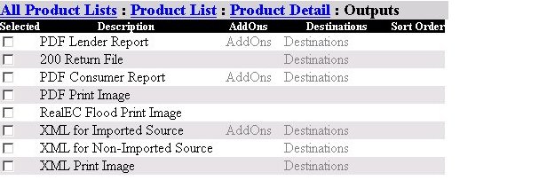 Turning on an output for a product